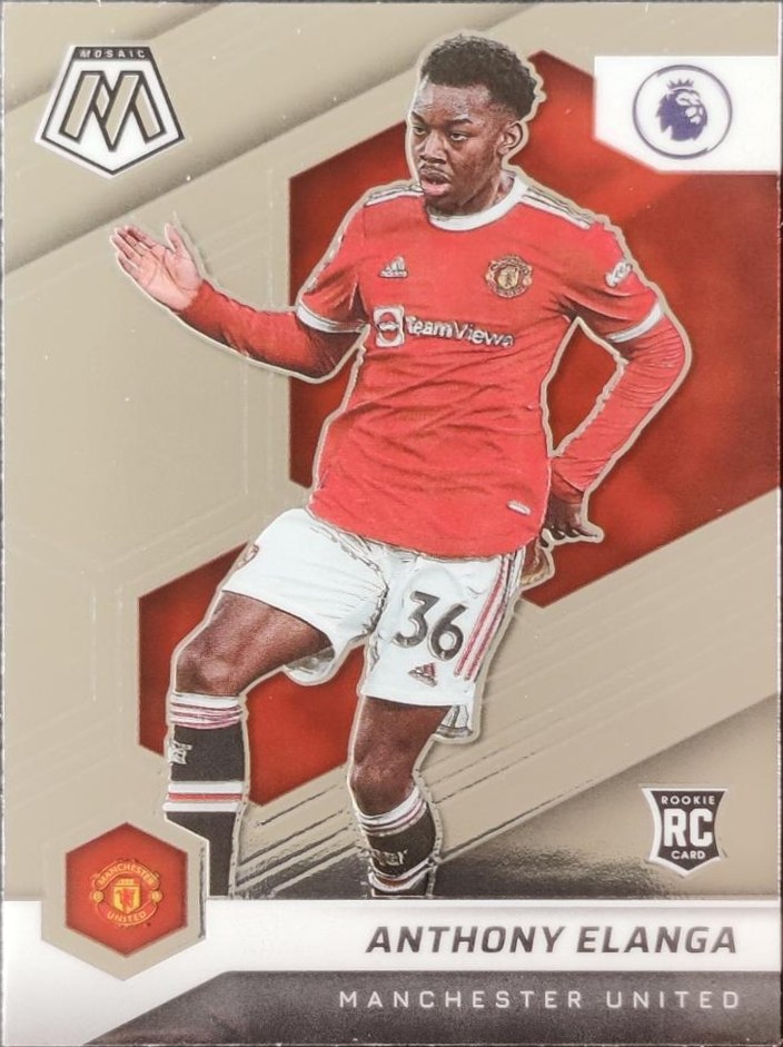 Anthony Elanga 2021 Panini Mosaic Premier League