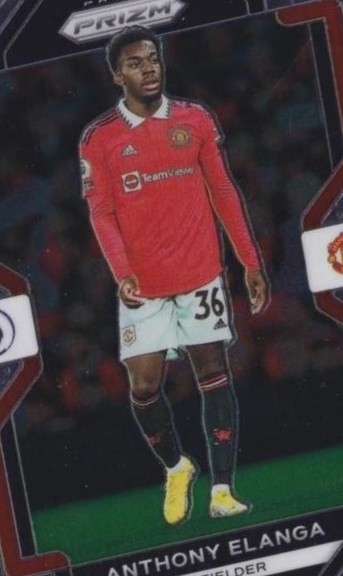 Anthony Elanga 2022 Panini Prizm Premier League 87
