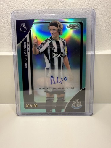Anthony Gordon 2026 Topps Chrome Aqua /199