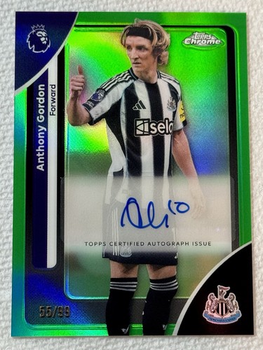 Anthony Gordon 2025 Topps Chrome Green Refractor /99