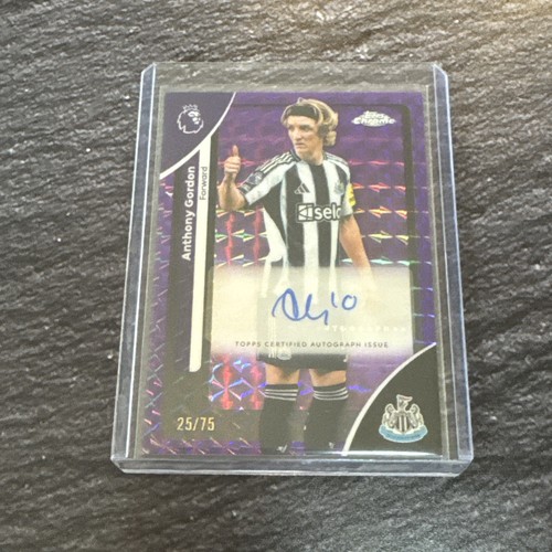 Anthony Gordon 2025 Topps Chrome Purple Geo /75