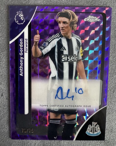 Anthony Gordon 2026 Topps Chrome Purple Geometric /75