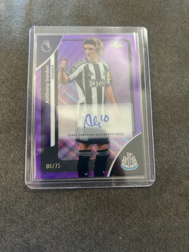 Anthony Gordon 2026 Topps Chrome Purple Refractor /75