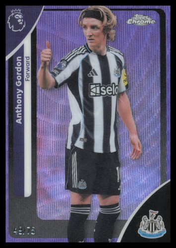 Anthony Gordon 2025 Topps Chrome Purple Wave /75