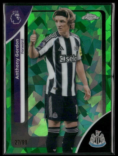 Anthony Gordon 2026 Topps Chrome Sapphire Green /99