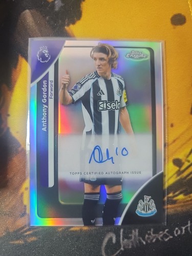 Anthony Gordon 2025 Topps Cromo Premier League