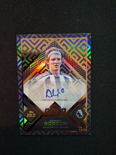Anthony Gordon 2025 Topps Gold Premier League Gold /10