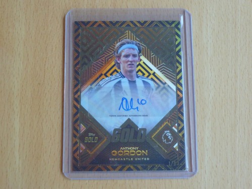 Anthony Gordon 2025 Topps Gold Premier League Gold 1/1