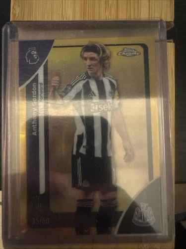 Anthony Gordon 2026 Topps Premier League Chrome 44/50
