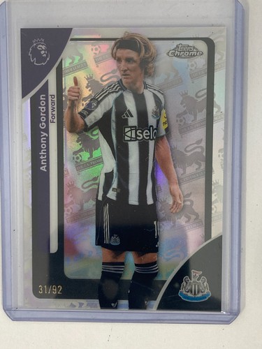 Anthony Gordon 2026 Topps Premier League Chrome Retrofractor /92