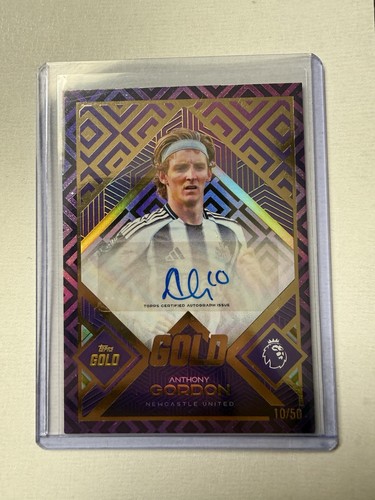Anthony Gordon 2026 Topps Premier League Gold /50