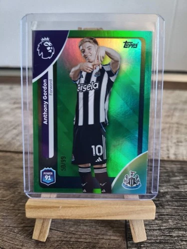 Anthony Gordon 2025 Topps Premier League Refractor /99