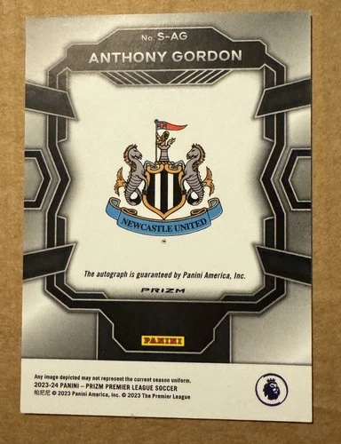 Anthony Gordon 2023 Panini Prizm Green Pulsar
