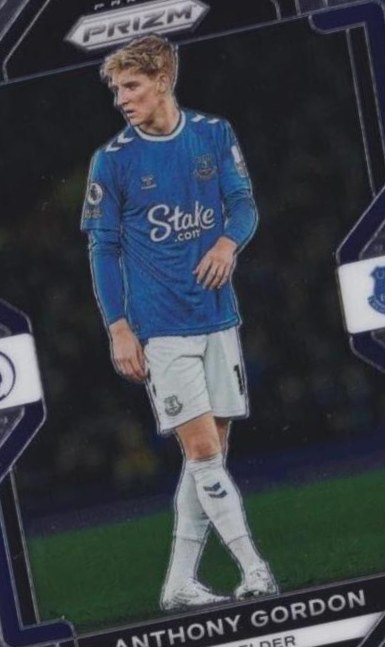 Anthony Gordon 2022 Panini Prizm Premier League 36