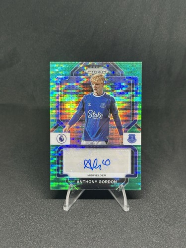 Anthony Gordon 2023 Panini Prizm Premier League Green Pulsar