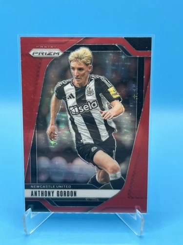 Anthony Gordon 2024 Panini Prizm Red Stars Refractor /25