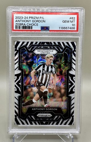 Anthony Gordon 2023 Panini Prizm Zebra Colour Match /15