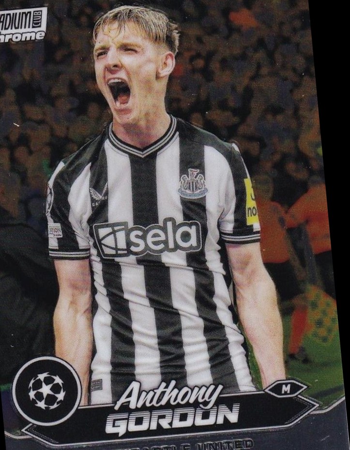 Anthony Gordon 2023 Topps Stadium Club Chrome UEFA Champions League