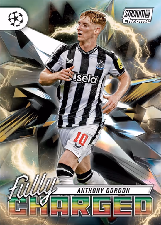 Anthony Gordon 2023 Topps UEFA Club Competitions Carnaval Edition
