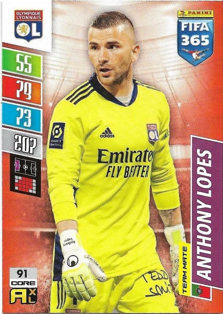 Anthony Lopes 2022 Panini Adrenalyn XL FIFA 365