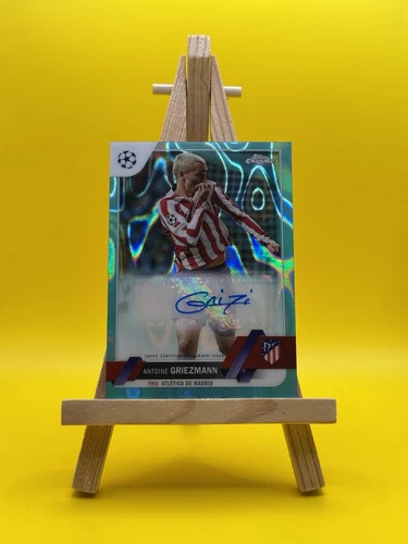 Antoine Griezmann 2023 Topps Chrome Aqua Lava Refractor