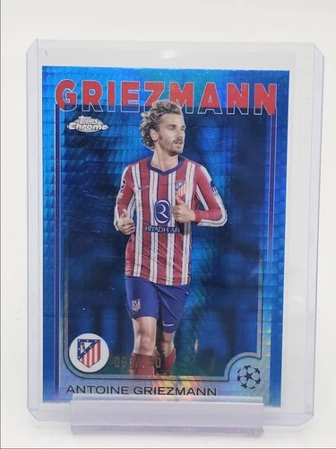 Antoine Griezmann 2024 Topps Chrome Blue Prism Refractor /150