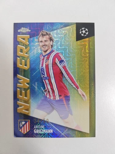 Antoine Griezmann 2025 Topps Chrome Gold 34/50