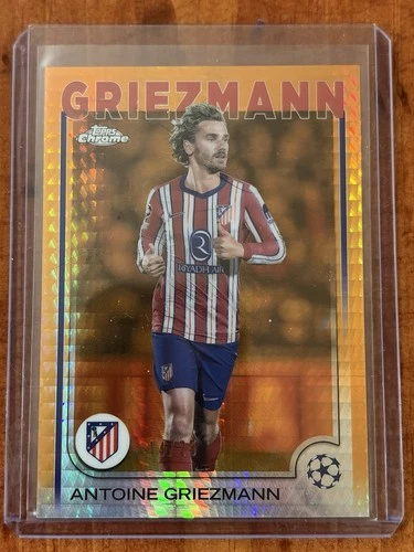 Antoine Griezmann 2024 Topps Chrome Orange 14/25