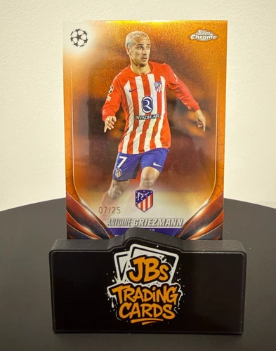 Antoine Griezmann 2023 Topps Chrome Orange /25