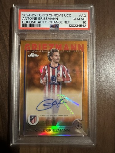 Antoine Griezmann 2024 Topps Chrome Orange Refractor /25