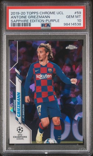 Antoine Griezmann 2019 Topps Chrome Purple 15/25