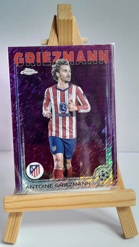 Antoine Griezmann 2025 Topps Chrome Purple Shimmer