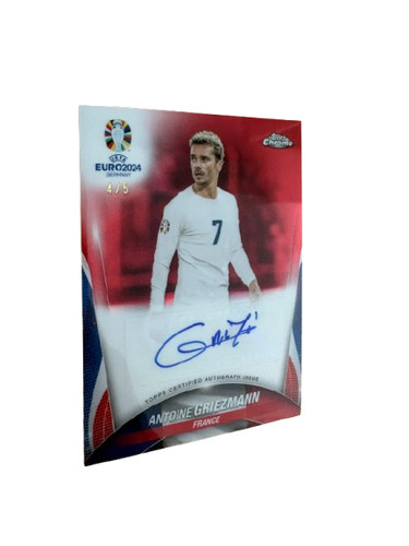 Antoine Griezmann 2024 Topps Chrome Rosso /5