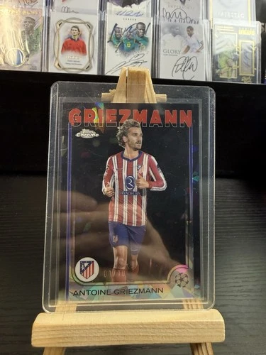 Antoine Griezmann 2024 Topps Chrome UEFA Black Refractor /10