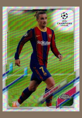 Antoine Griezmann 2020 Topps Chrome UEFA Champions League Refractor