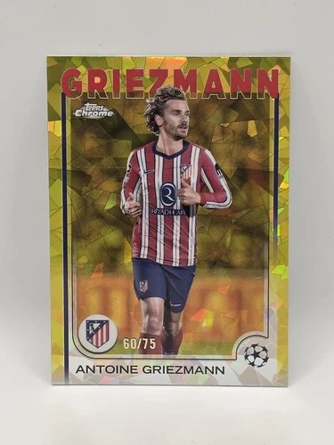 Antoine Griezmann 2024 Topps Chrome UEFA Champions League Sapphire Edition /75