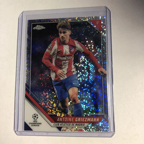 Antoine Griezmann 2021 Topps Chrome UEFA Champions League Speckle