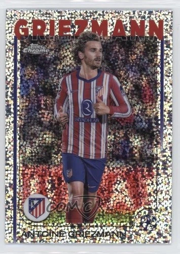 Antoine Griezmann 2024 Topps Chrome UEFA Club Competitions Speckle Refractor