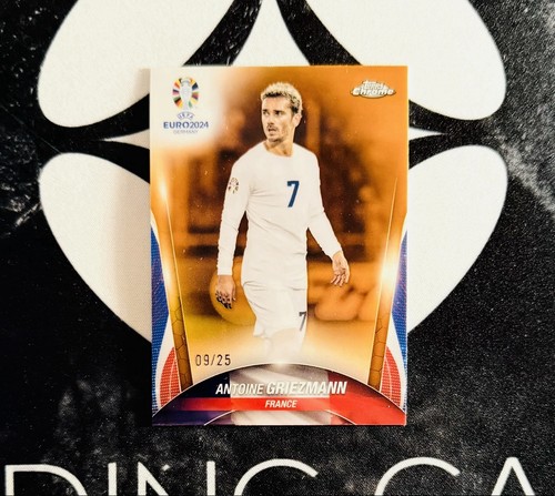 Antoine Griezmann 2024 Topps Chrome UEFA Euro Arancione /25