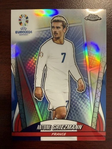Antoine Griezmann 2024 Topps Chrome UEFA Euro Refractor