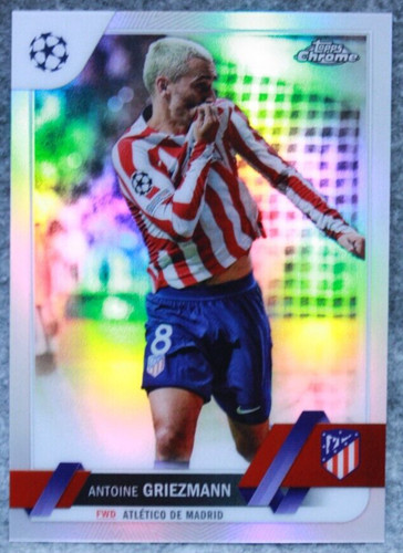 Antoine Griezmann 2022 Topps Chrome UEFA Refractor