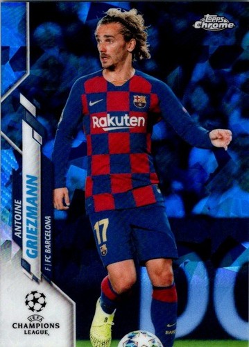 Antoine Griezmann 2019 Topps Chrome UEFA Sapphire