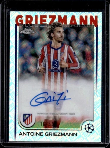 Antoine Griezmann 2024 Topps Chrome UEFA Toppsfractor /52