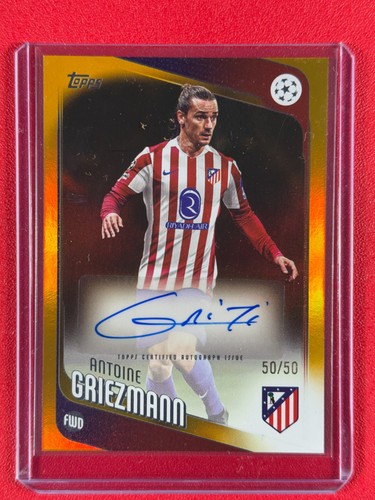 Antoine Griezmann 2025 Topps Competiciones de Clubes UEFA Gold /50
