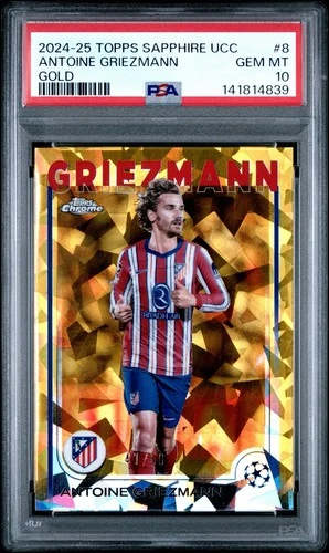 Antoine Griezmann 2024 Topps Competiciones de Clubes UEFA Zafiro Oro /50