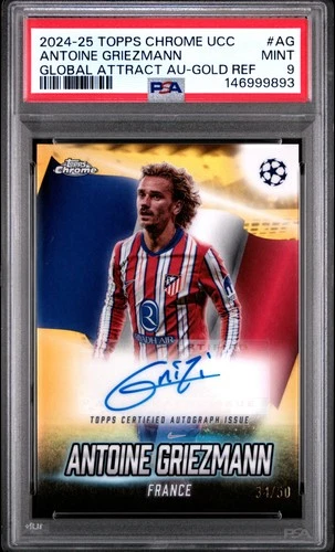 Antoine Griezmann 2024 Topps Cromo UEFA Oro /50