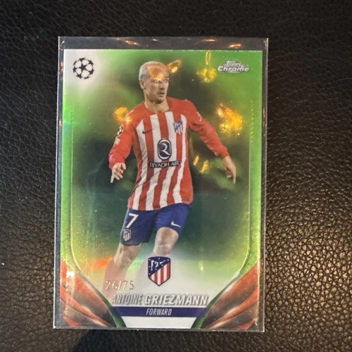 Antoine Griezmann 2023 Topps Cromo UEFA Verde Refractor /75