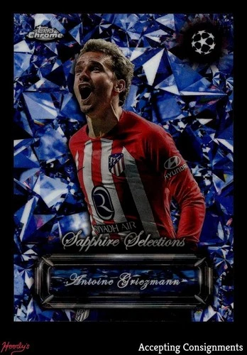 Antoine Griezmann 2023 Topps Cromo Zafiro Sapphire