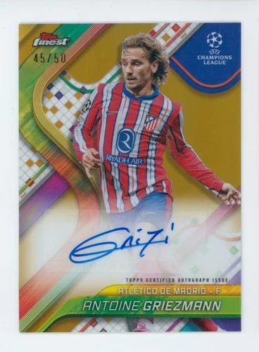 Antoine Griezmann 2024 Topps Finest Gold /50