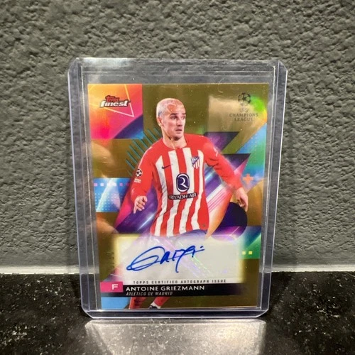 Antoine Griezmann 2024 Topps Finest Gold Refractor /50